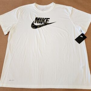 Nike Men's White Dri-FIT Shirt